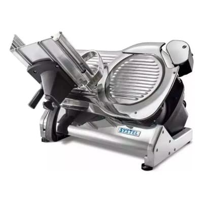 Systel Cortadora Systel Cf330 Comercial Acero 330mm 1/3hp Fiambres Gris