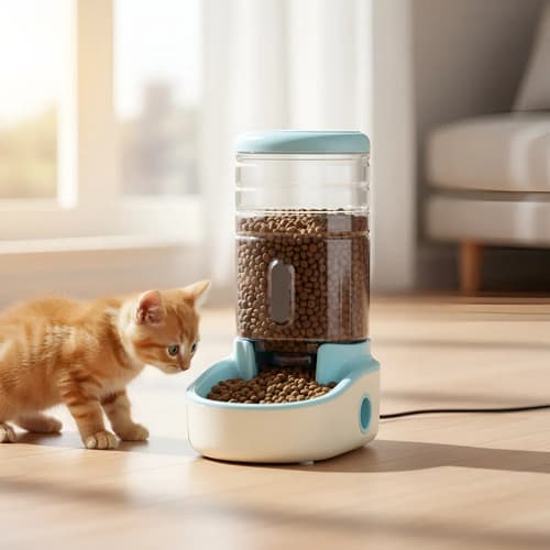Los Kovas Comedero Automático Dispenser De Alimento Mascotas 3.6 L