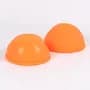 Deporar 2 Mini Bosu Media Esfera 18cm Gym Fit Bozu Premium Naranja