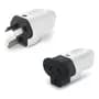 Kalop Fichas Macho + Hembra Kalop 10 Amp 220v Prolongacion Blanco