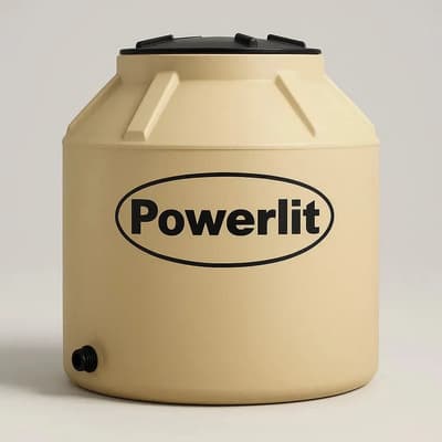 Powerlit Tanque De Agua Powerlit 1000l Tricapa Vertical Polietileno Exterior