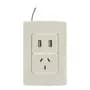 Sica Llave De Luz Armada Sica Silight Toma Usb + Toma 10a Color Blanco Corriente Nominal 10 A
