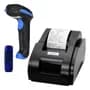 Gadnic Set Lector Codigo De Barra Laser + Impresora Termica Oficina Color Negro