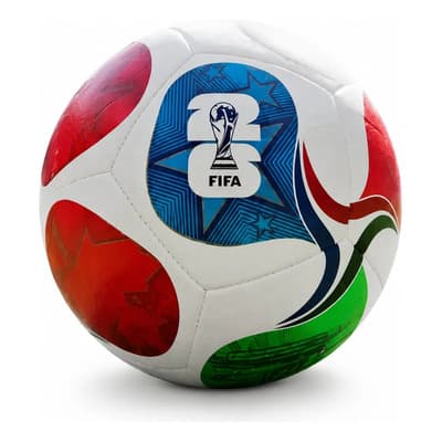 Importada Pelota Selección Tricolor Mundial De Fútbol 2026 Blanco