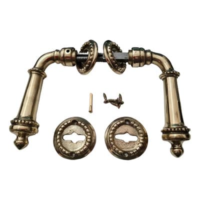 Cuantoarte Picaporte Manija Puerta Estilo Antiguo De Bronce Brillante