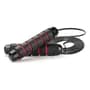 Cuerda Soga De Saltar Entrenamiento Box Acero Ruleman 3m Peso 360gr Negro Y Rojo
