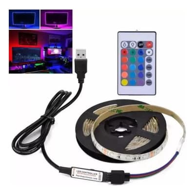 Veoquiero Tira De Luces Led 2 Mts Rgb Usb Veoquiero Pc Gamer