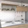 Amv Alacena Armario Mueble Multifuncion Moderno Hogar Oficina Color Olmo Finlandes Con Everest