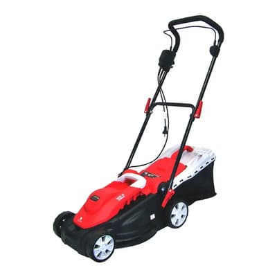 Pektra Cortadora Cesped Electrica 1600w 3 Alturas Pektra + Bolsa Rojo