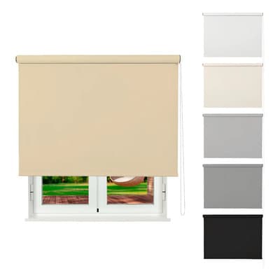 Shade Master Cortina Roller Blackout Color 120x120 Shade Master Color Beige