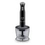 Yelmo Mixer Licuadora De Mano Yelmo Lm-1555 Bowl Picador + Vaso Color Negro