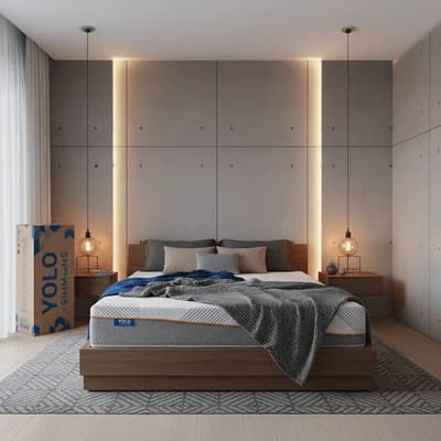 Simmons Colchón En Caja Yolo By Simmons 2 Plazas 190x140 Blanco