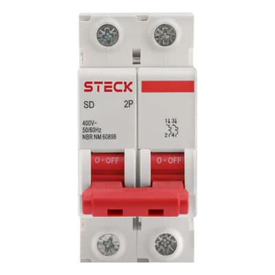 Steck Llave Termica Bipolar 2x20 3ka Curva C 20amp Steck