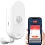 Integra Sensor Movimiento Pir Wifi Inalámbrico App Tuya Interior Alarma Blanco