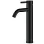 Novohome Griferia Lavatorio Baño Novohome Canilla Alta Monocomando Acabado Negro Mate