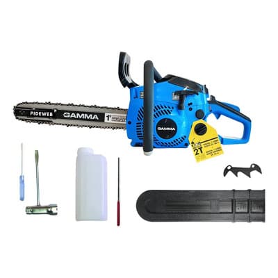 Gamma Motosierra A Nafta Gamma 38cc Espada 16 Pulgadas Motor 2t Color Azul