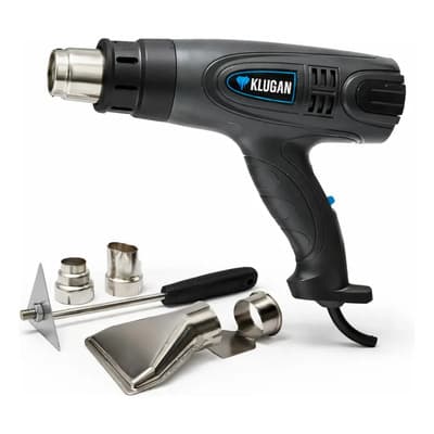 Klugan Pistola De Calor 2000w Klugan Pca-2000 Boquillas Accesorios Celeste