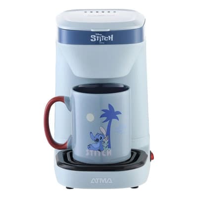 Atma Cafetera Personal Atma Disney Stitch Con Taza De Café Celeste