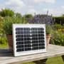 Hissuma Panel Solar 10w 12v Portatil Monocristalino Azul 14.01v 1708v