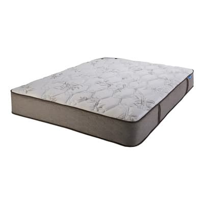 Suavestar Colchón 2 1/2 Plazas De Resortes Suavestar Resorte Boreal Pillow Top Blanco Y Beige 140x190x31cm Con