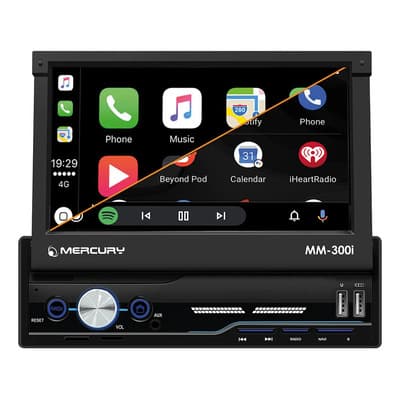 Mercury Stereo In Dash Pantalla 7 Pulgadas Bluetooth Am Fm Rebatible