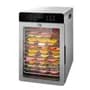 Gadnic Deshidratador De Alimentos Cuk By Gadnic 12 Bandejas Desmontables 800w Display Digital Plateado