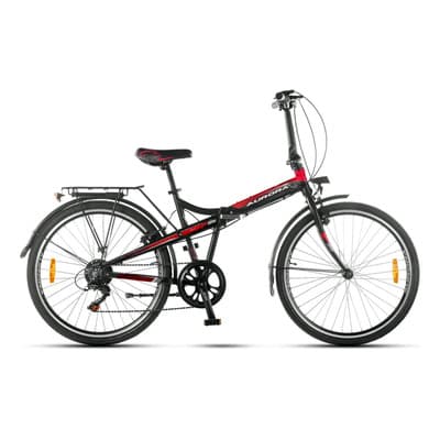 Aurora Bicicleta Plegable Aurora F26 Rodado 26 Color Rojo Aluminio 7v Shimano