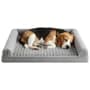 Raitot Cama Perro Moises Mediano Mascota Colchon Ortopedico Lavable Color Gris Marca Raitot
