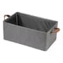 Craco Pack X4 Organizador Tela Plegable Con Manijas Ropa Apilable Gris