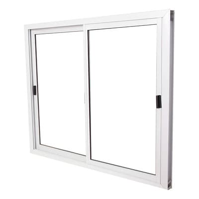 Fabricacion Propia Ventana Aluminio Blanco 150x150 Vidrio Entero Blanco