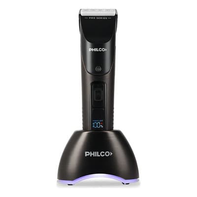 Philco Cortapelo Y Barba Profesional Philco Hc8909pp Inalámbrico Acero Inoxidable Y Cerámica Negro