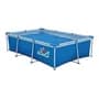 Tiburoncito Pileta Estructural Rectangular Tiburoncito N°6 Con Capacidad De 3000 Litros 1.8x2.6 M Azul Burbujas