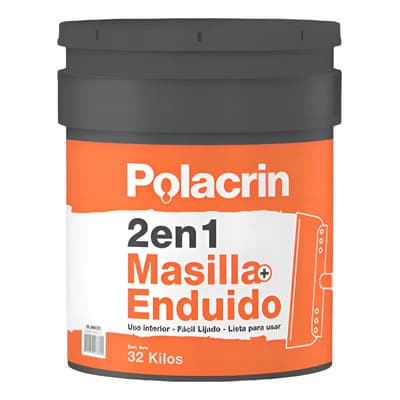 Polacrin Polacrin Masilla + Enduido 2 En 1 De 32 Kg