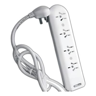 Kalop Zapatilla Prolongador Multinorma 6 Tomas By Kalop | 1,5mts Color Blanco