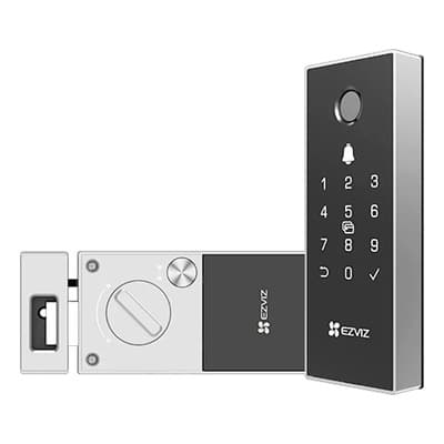 Ezviz Cerradura Inteligente Ezviz Dl03 Wifi Huella Bloqueo Alarma Plata