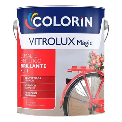 Colorín Esmalte Sintético Colorín Vitrolux Magic Colores 1 Lt Blanco Brillante