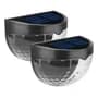Nexum Aplique Solar Pared Tortuga Reflector Led Semiesfera Pack 2u Luz Fría