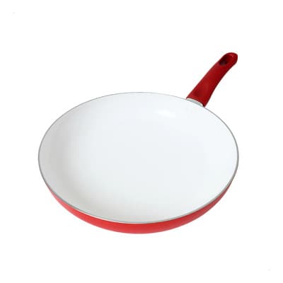 Poken Sarten Ceramica 28cm Antiadherente Ceramico Porcelana Rojo Rojo