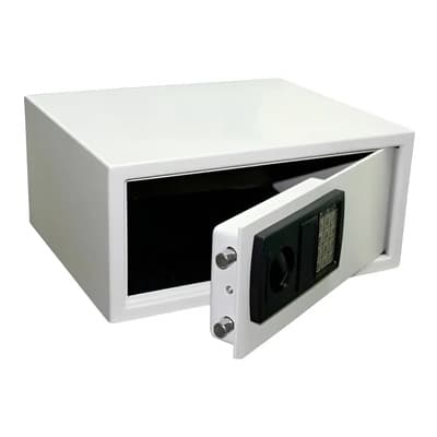 D.s. Caja Fuerte Digital Llave Tamaño Apto Notebook, 43x20x37cm Color Beige
