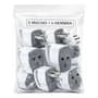 General Ficha Macho Pack 5 Macho + 5 Hembra Manija Agarre Firme