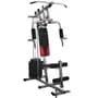 World Fitness Multigimnasio C/50kg Reforzado 30 Funcion World Fitness 7000 Gris Negro Y Rojo