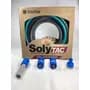 Solyon Kit Manguera Riego 1/2 X 15 Mts Anti-colapsable Solytac Azul Petróleo Turquesa