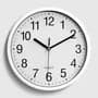 Gorsh Reloj De Pared Clasico Blanco Blanco