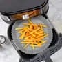 Fr Molde Silicona Freidora Aire Antiadherente Horno Airfryer Color Gris Oscuro