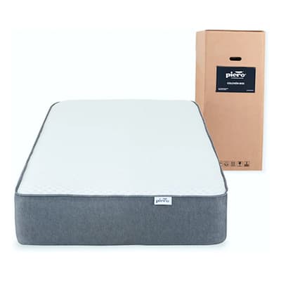 Piero Colchón En Caja Piero Colchónbox 1 Plaza 190x080 Espuma Color Blanco/gris
