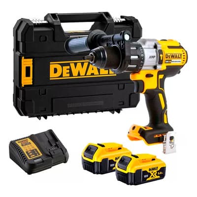 Dewalt Taladro Percutor Dewalt Inalambrico 13mm 20v Maletin 2 Bat Color Amarillo