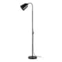 Luz Desing Iluminación Srl Lampara Velador De Pie Febo Negro Apto Led E27 Mc Negro