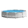 Intex Pileta De Lona Piscina Estructural Redonda Intex 305 X 76 Cm Gris