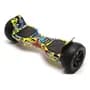 Stc Patineta Eléctrica Skate Hoverboard 4x4 Traktor. Color Amarillo