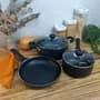 Hudson Set Olla Cacerola Sarten Teflon Hudson Bateria Aluminio Bz3 Day01 - Daily